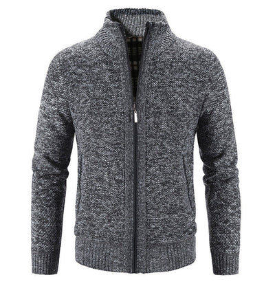 Enrich - Chaqueta de punto de polar de algodón