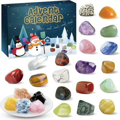 Calendario de Adviento de Cristal Ava con Piedras Preciosas