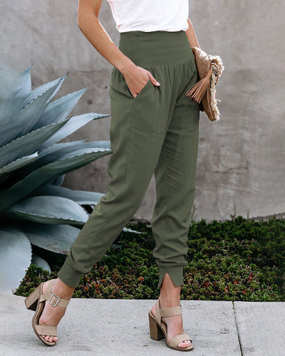 Moss | Pantalon de survêtement avec poche à taille élastique