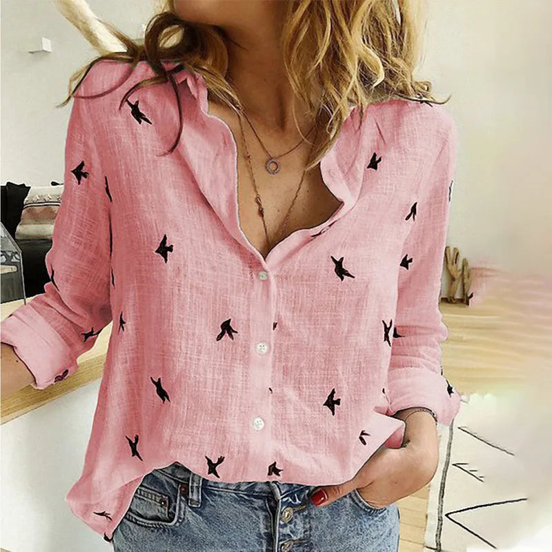 Blusa de manga larga Nele