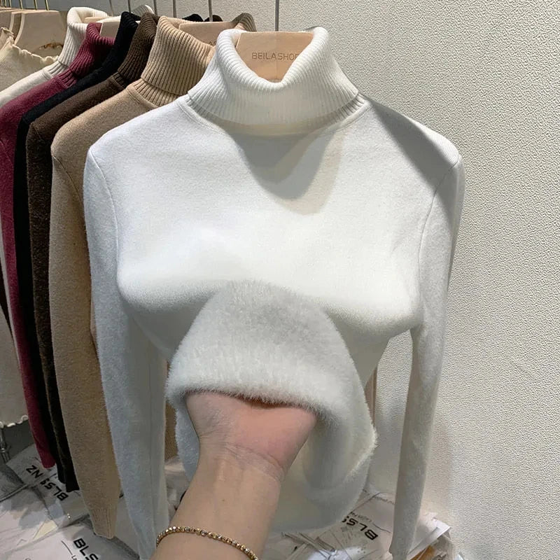 Pull à col roulé | Tricot fin | Classique & élégant