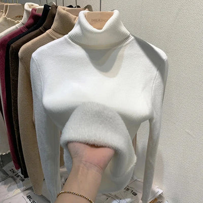 Pull à col roulé | Tricot fin | Classique & élégant