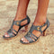 Sandalia Cruz (Tacón Comodidad+Estabilidad) ¡Tendencia de la Temporada!