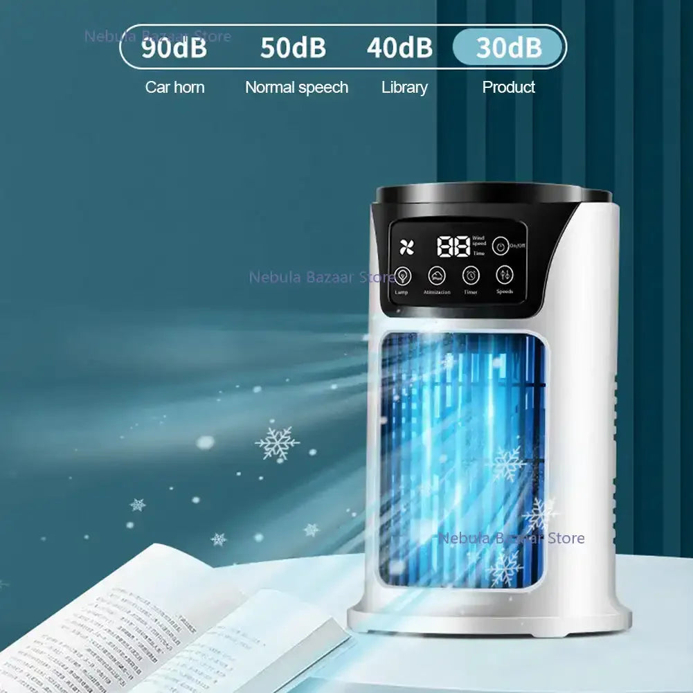AirPure Mini - Enfriador de aire 3 en 1 con purificación y humidificación