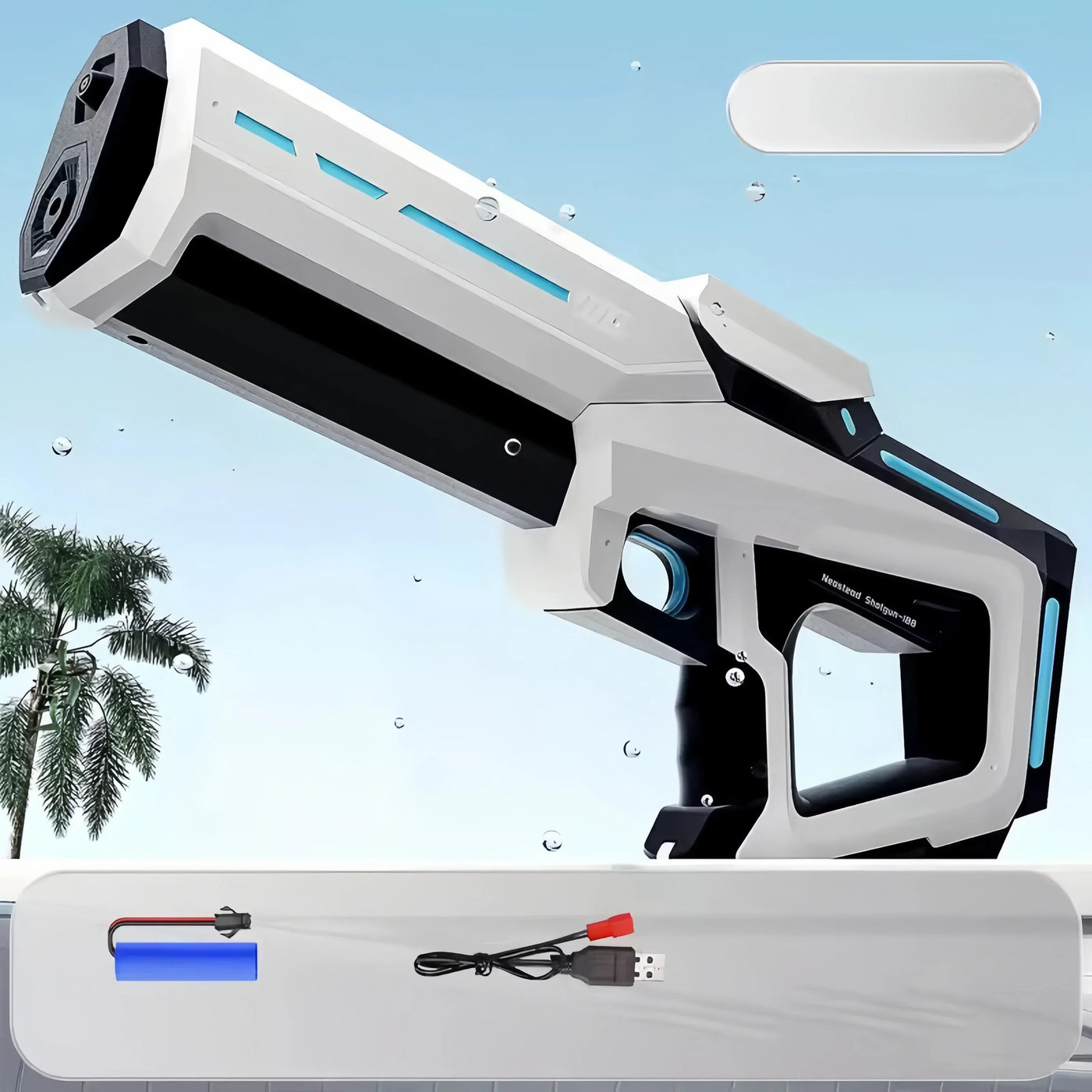 SplashBaster - Pistola de agua eléctrica con batería 
