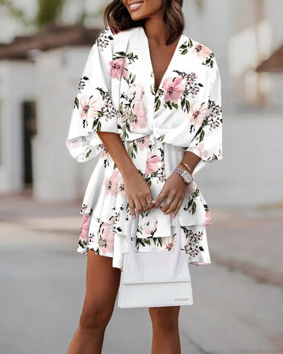 Lucia - Vestido mini bohemio para mujer