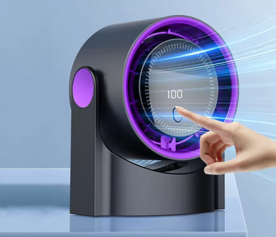 Ventilateur de table ultra-silencieux sans pales - Refroidisseur d'air sûr et efficace pour les chaleurs estivales