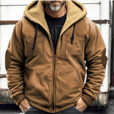 El Sherpa Gary - Suéter Sherpa cálido para otoño e invierno