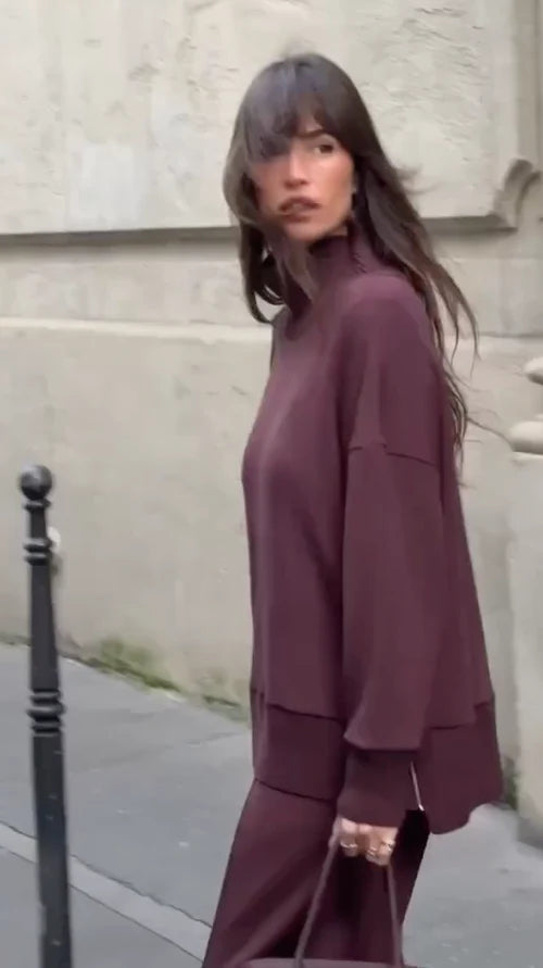 Елегантний лаунж-набір Lina для жінок – м'яка тканина та стильний домашній одяг