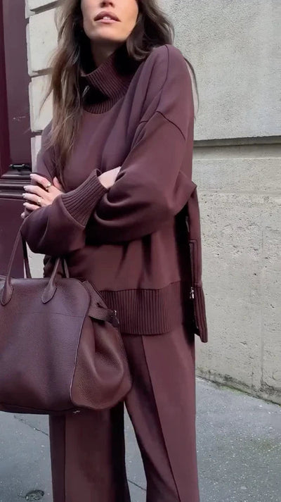 Елегантний лаунж-набір Lina для жінок – м'яка тканина та стильний домашній одяг