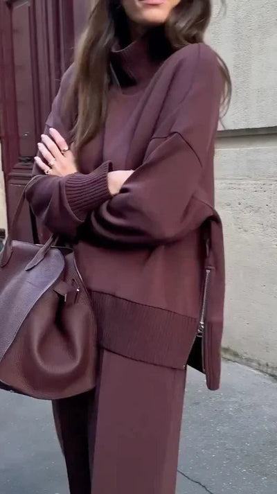 Елегантний лаунж-набір Lina для жінок – м'яка тканина та стильний домашній одяг