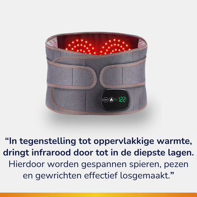 Infrarød varme - korsrygg