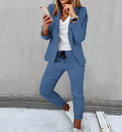 Valor | Blazer a medida y pantalones cómodos con cordón