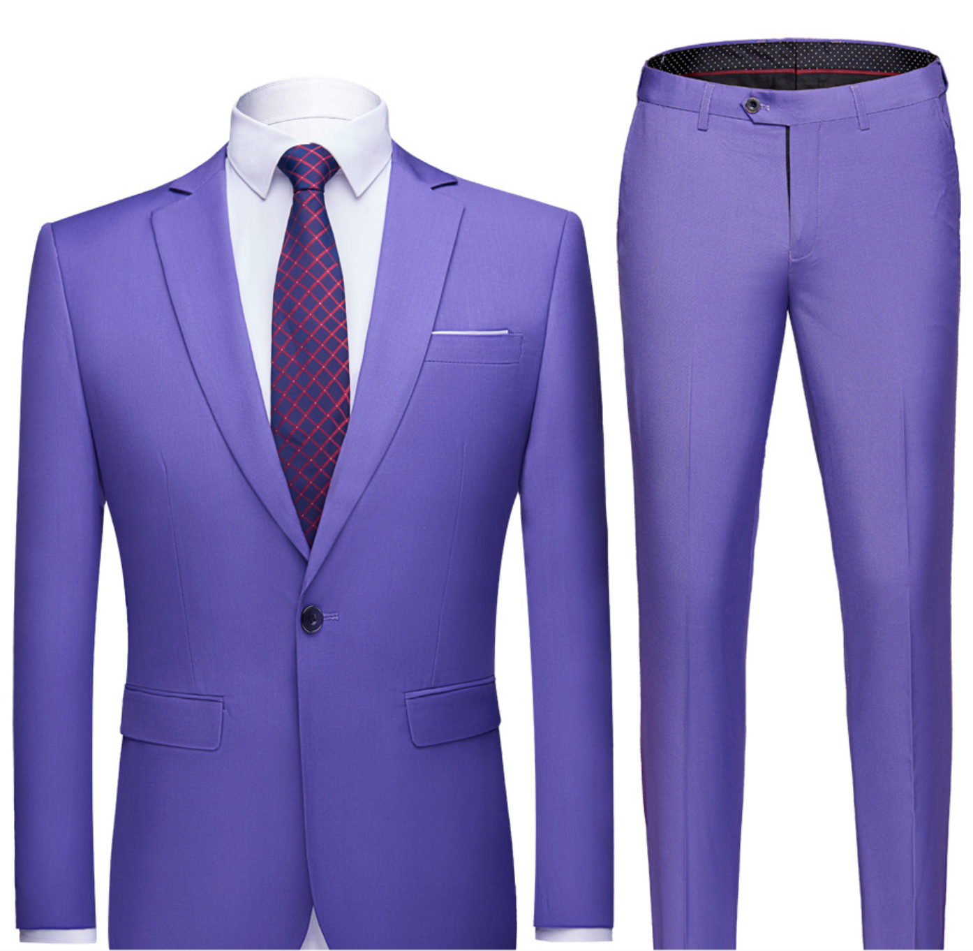 Traje de negocios de dos piezas para hombre
