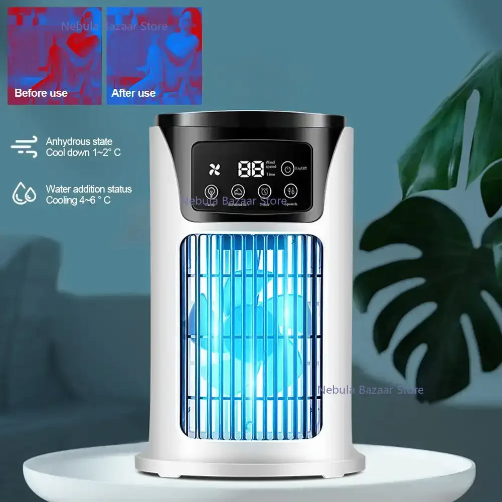 AirPure Mini - Enfriador de aire 3 en 1 con purificación y humidificación