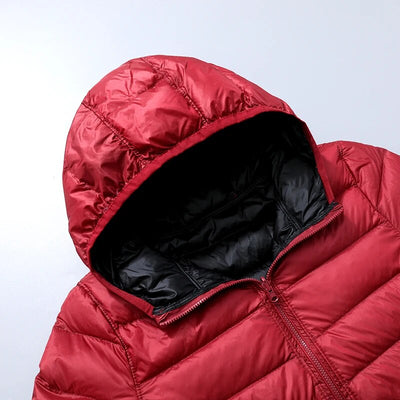 Doudoune à capuche pour femmes