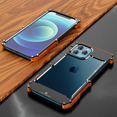 Funda para iPhone con acabado de madera