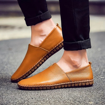 Matt - Loafers élégants pour hommes en cuir véritable