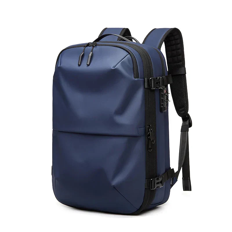 Mochila antirrobo de 60 l con compresión al vacío