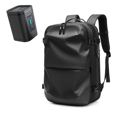 Mochila antirrobo de 60 l con compresión al vacío