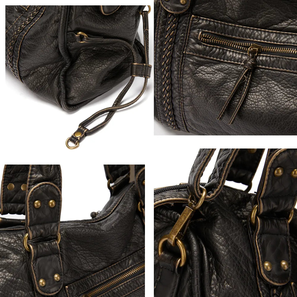 RACHEL - Bolso negro para la escuela