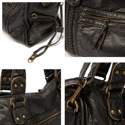 RACHEL - Bolso negro para la escuela