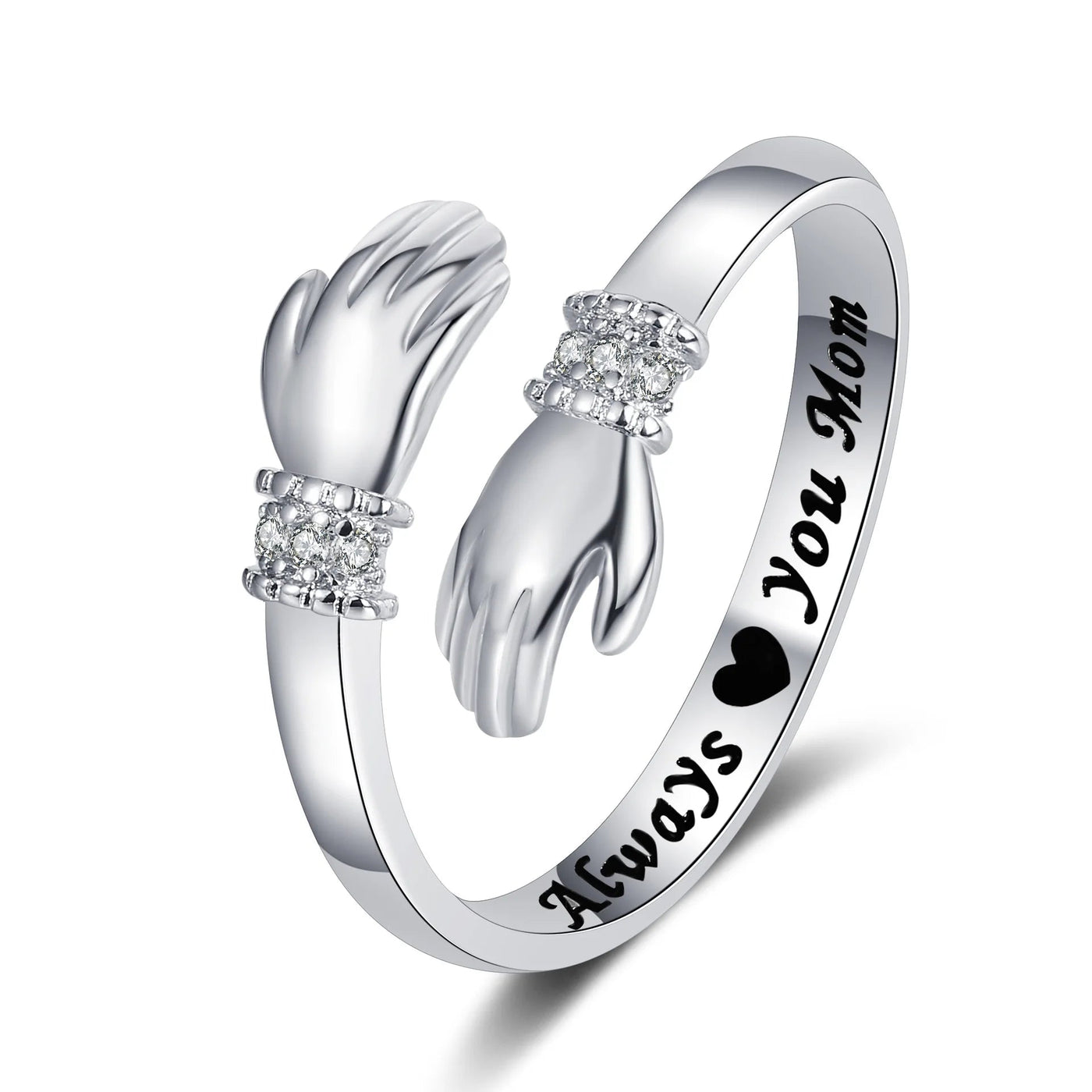 Te amo por siempre - anillo de abrazo