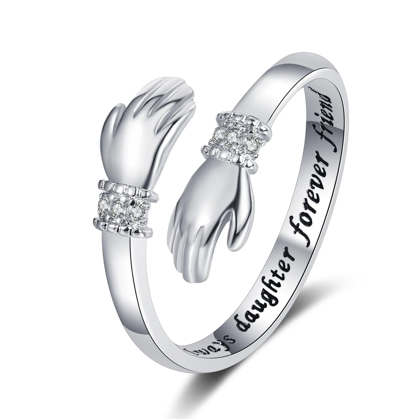 Te amo por siempre - anillo de abrazo