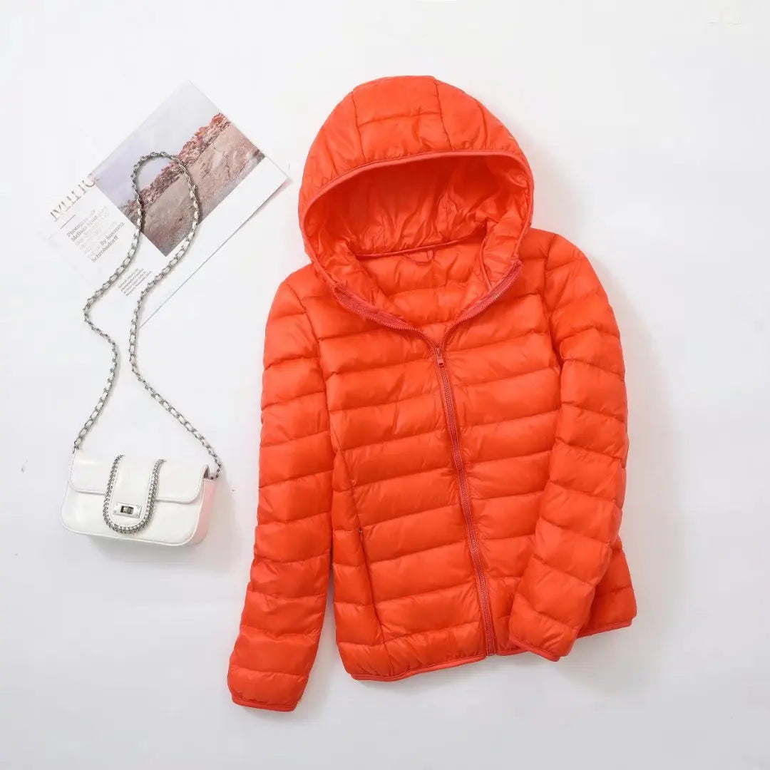 Doudoune à capuche pour femmes
