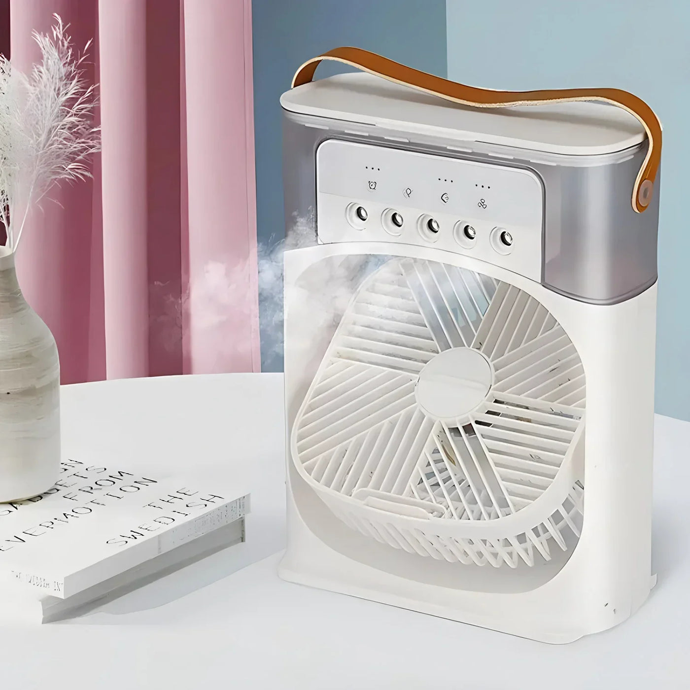 Humidificador y ventilador Airco Mobile 3 en 1 con LED