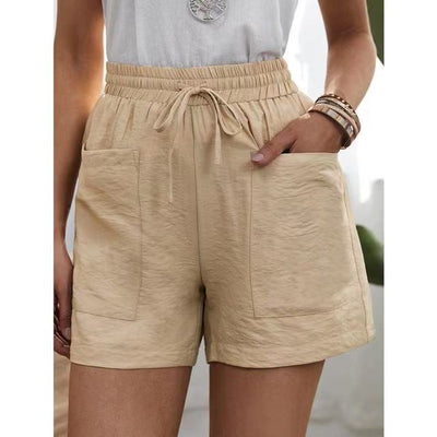 Breezy Basics - Pantalones cortos de algodón para mujer