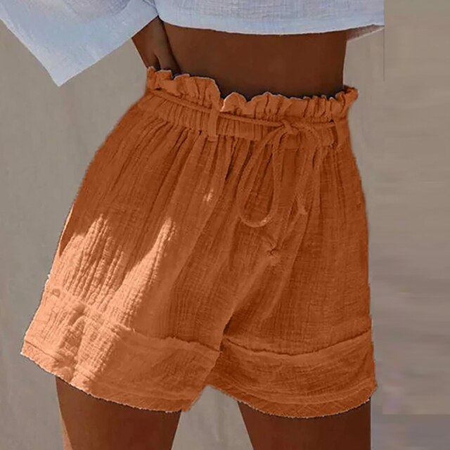 Breezy Basics - Pantalones cortos de algodón para mujer