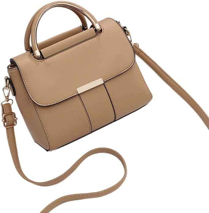 Ali - Bolso elegante de piel vegana con tapa
