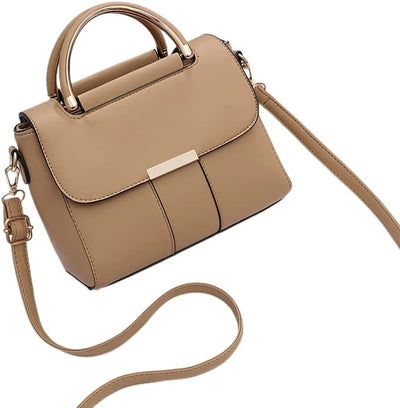 Ali - Bolso elegante de piel vegana con tapa