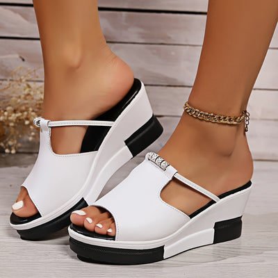 Strassea - Sandalias de cuña de mujer cómodas para tu look de verano
