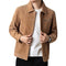 Chaqueta de transición para hombre de alta calidad en terciopelo clásico.