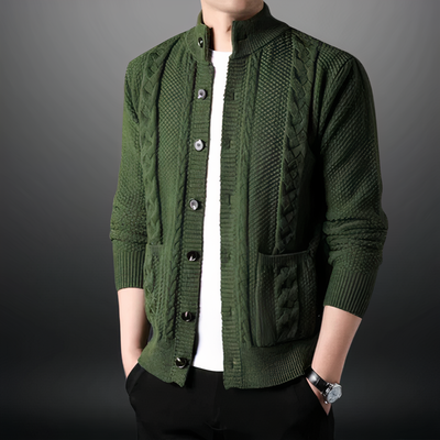 Cárdigan de punto de moda para hombre - Toby