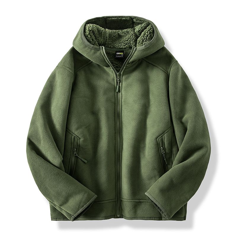 Chaqueta polar cálida para hombre
