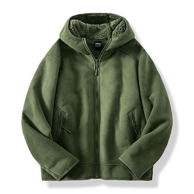 Chaqueta polar cálida para hombre