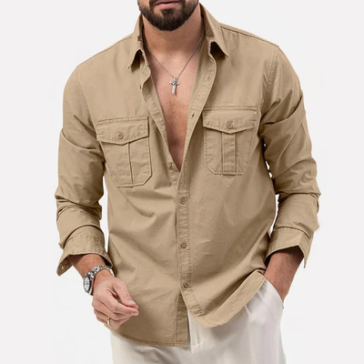 Thijs - Camisa utilitaria para hombre