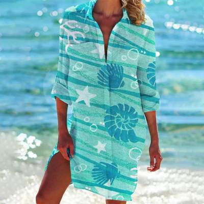 Catherine - Robe chemise estivale