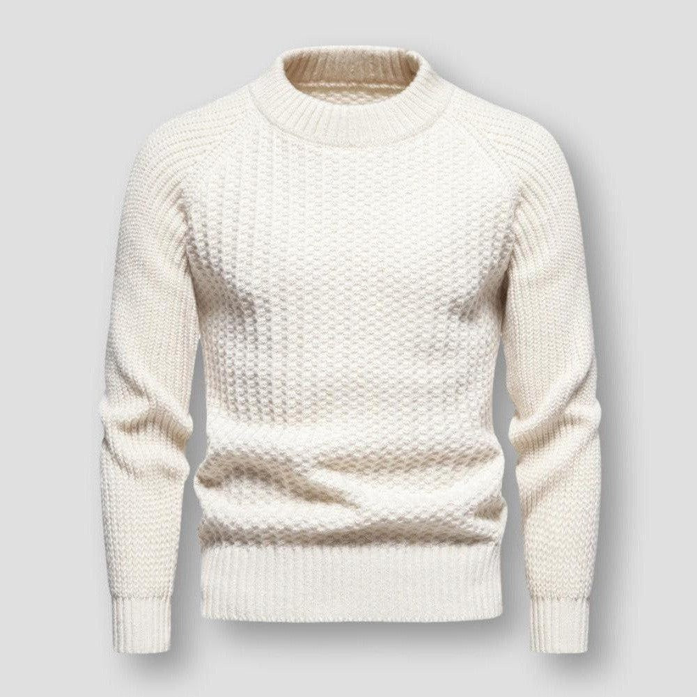 Sudadera de punto gofre de alta calidad para hombre