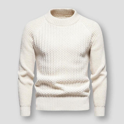 Sudadera de punto gofre de alta calidad para hombre