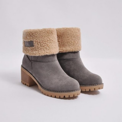 Botas de invierno cálidas y acolchadas para mujer