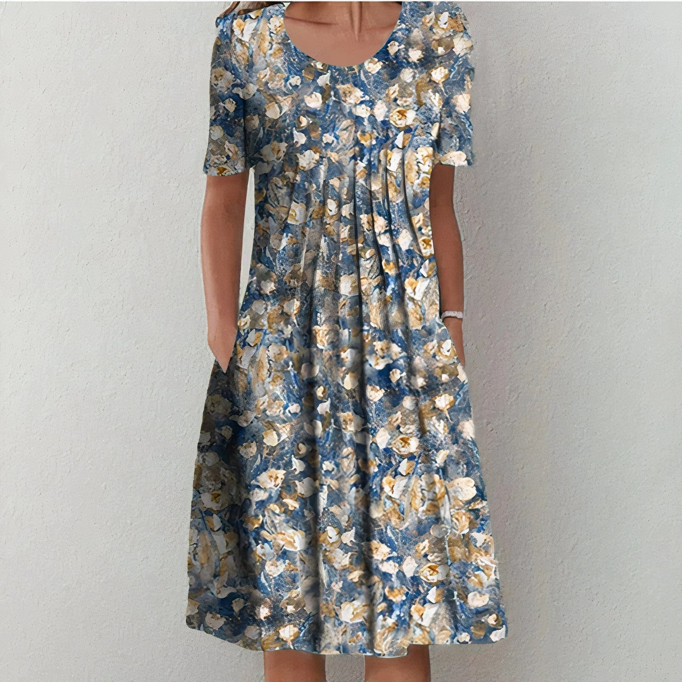 Elegante vestido de algodón - Stella