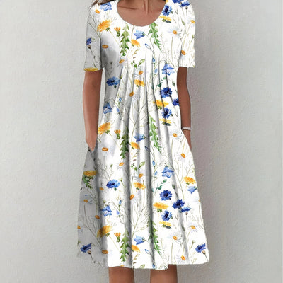 Elegante vestido de algodón - Stella