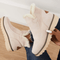 Zapatos de invierno súper cómodos y acogedores para mujer.