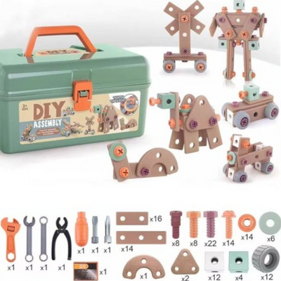 HANDYBUDDY - Juego de herramientas de bricolaje seguro para niños 