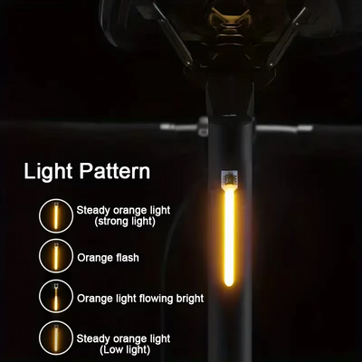 Feu arrière rechargeable pour vélo