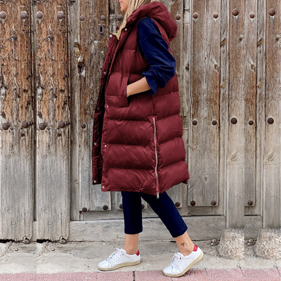 Chaqueta larga de mujer